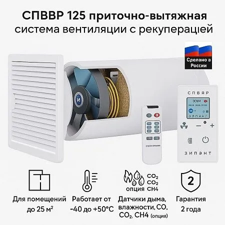 Рекуператор СПВВР 125 (Зилант)