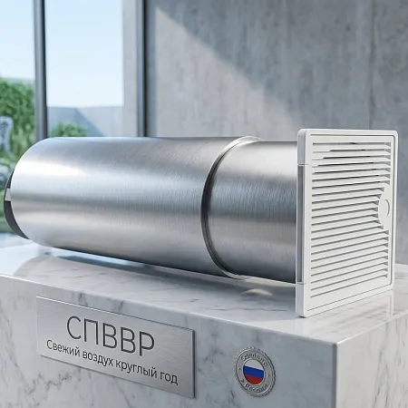СПВВР 125 - вентиляция с рекуперацией тепла для помещений до 25 м
