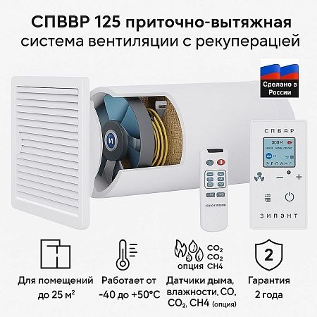 Рекуператор СПВВР 125 (Зилант)